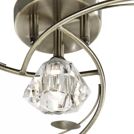 Plafón de techo Sierra (4 luces)