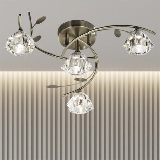 Plafón de techo Sierra (4 luces)