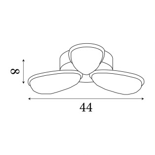 Plafón de techo LED Lori (24W)