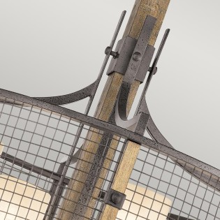 Lámpara colgante Ahrendale (4 Luces)