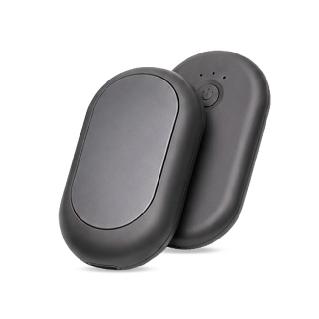 Calentador de manos recargable 2 en 1 Negro Lymo