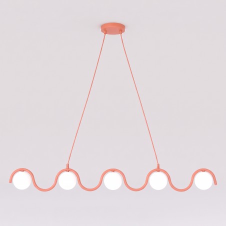 Lámpara colgante Ondessa Coral (5 luces)