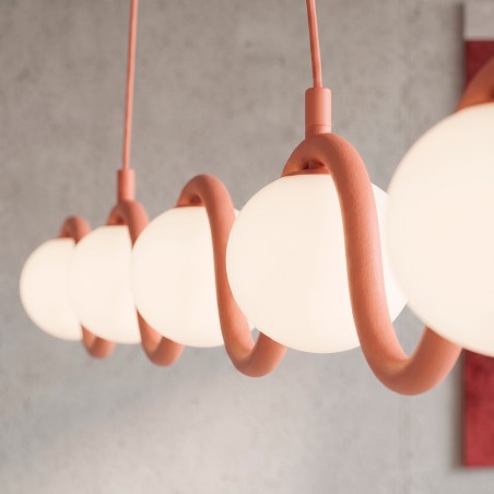 Lámpara colgante Ondessa Coral (5 luces)