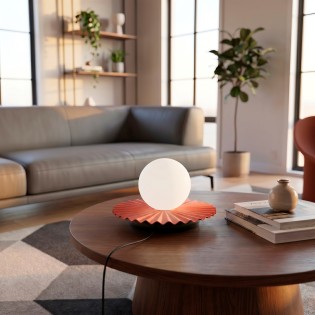 Lámpara de mesa Drino Coral