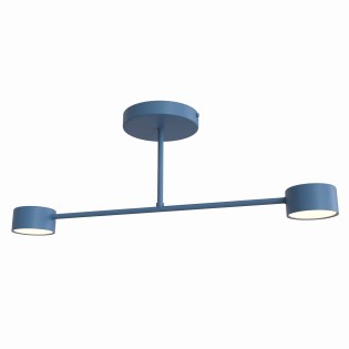 Plafón de techo Tanfa Azul (2 luces)