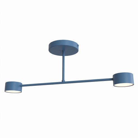 Plafón de techo Tanfa Azul (2 luces)