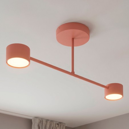 Plafón de techo Tanfa Coral (2 luces)