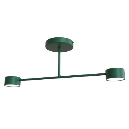 Plafón de techo Tanfa Verde Oliva (2 luces)