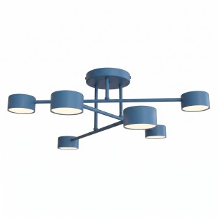 Plafón de techo Tanfa Azul (6 luces)