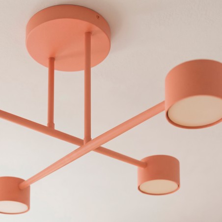Plafón de techo Tanfa Coral (4 luces)