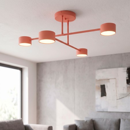 Plafón de techo Tanfa Coral (4 luces)