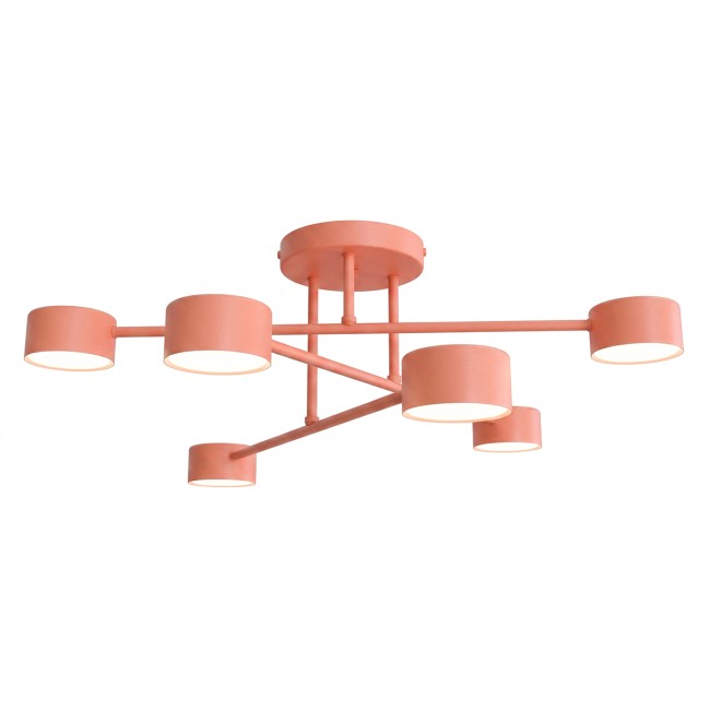 Plafón de techo Tanfa Coral (6 luces)