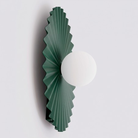 Aplique de pared Drino L Verde Oliva