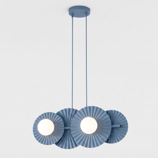 Lámpara de techo Drino Azul (4 luces)