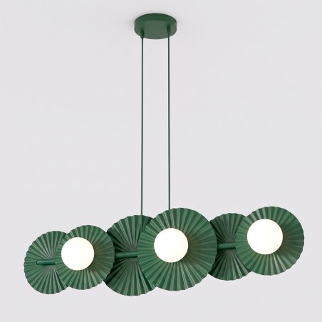 Lámpara de techo Drino Verde Oliva (6 luces)