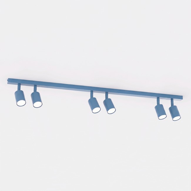 Regleta de techo Dongor Azul (6 luces)