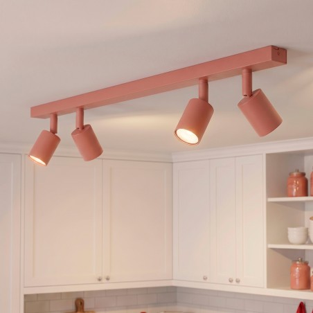 Regleta de techo Dongor Coral (4 luces)