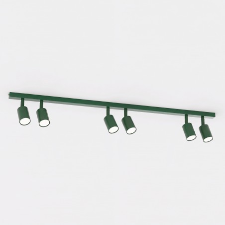 Regleta de techo Dongor Verde Oliva (6 luces)