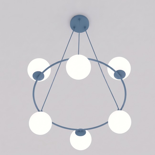 Lámpara de techo Laster Azul (6 luces)