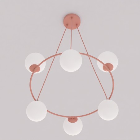 Lámpara de techo Laster Coral (6 luces)