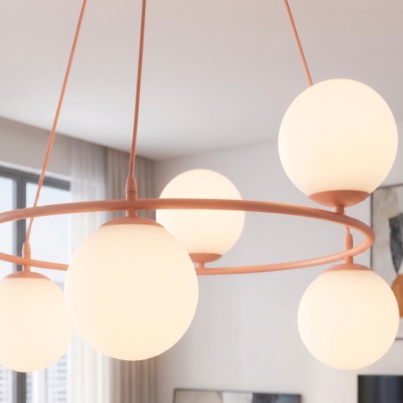 Lámpara de techo Laster Coral (6 luces)