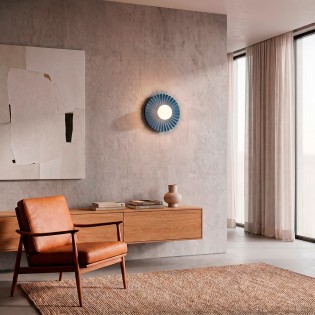 Aplique de pared Drino M Azul