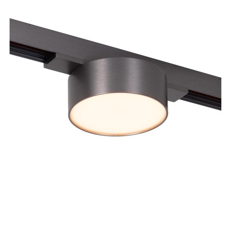 Foco LED carril Fixt Linial Smart 48V. Cromo negro (6W)
