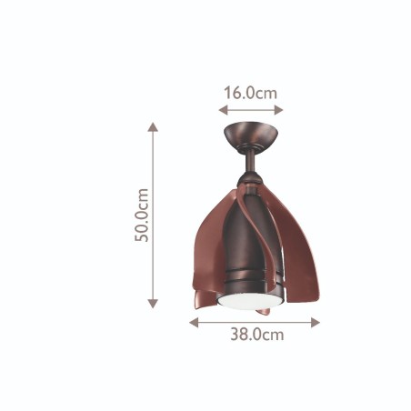 Ventilador de techo LED Terna (10W)