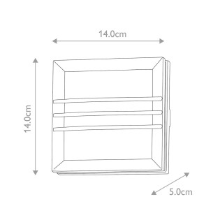 Aplique de pared de exterior Egil II