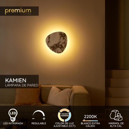 Aplique de pared LED Kamien (12W)
