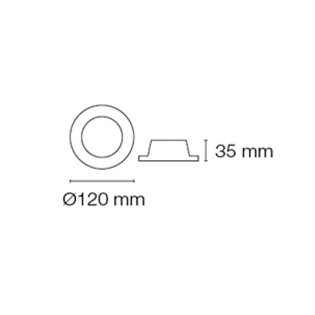 Empotrable Led Eye redondo (7+7W)