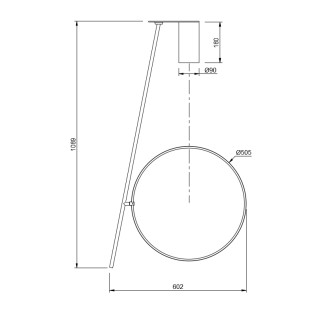 Lámpara de techo LED Zenith (20W)