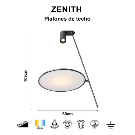 Lámpara de techo LED Zenith (20W)