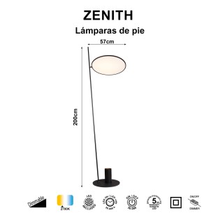 Lámpara de pie LED Zenith (20W)