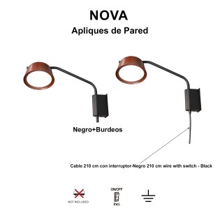 Aplique de pared Nova