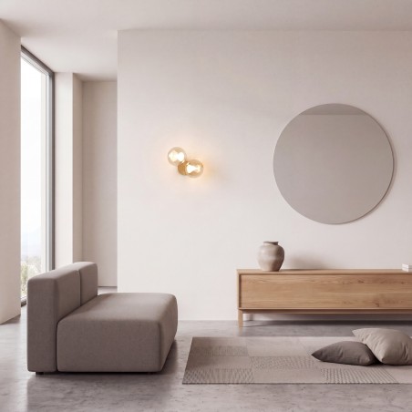 Aplique de pared LED Andrómeda (2x6W)