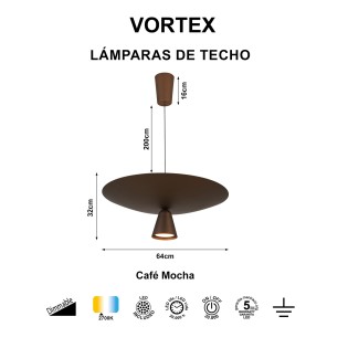 Lámpara de techo LED Vortex (40W)