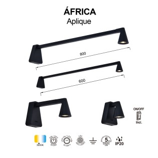 Aplique de pared LED Africa (5W)