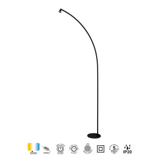 Lámpara de pie LED Africa (8W)