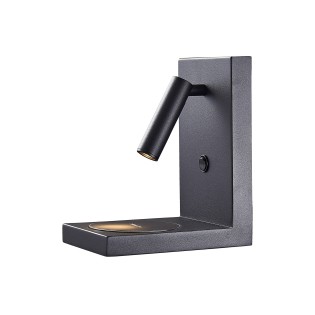 Aplique con lector LED Zanzibar (3W)