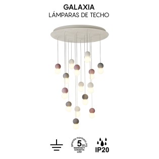 Lámpara de techo Galaxia (15 luces)