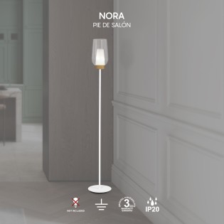 Lámpara de pie Nora Madera
