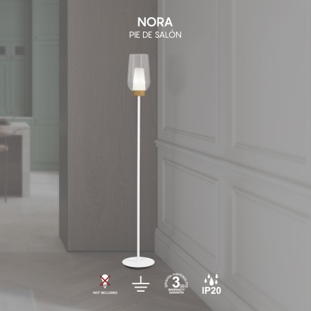 Lámpara de pie Nora Madera