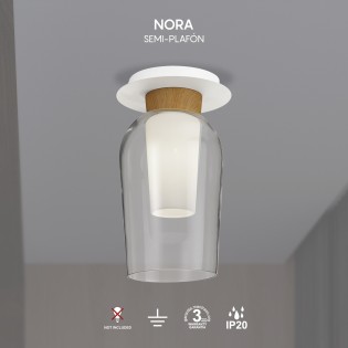 Plafón de techo Nora Madera