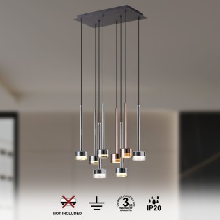 Lámpara de techo Tonic (8 luces)