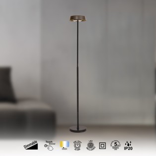 Lámpara de pie LED Noa II Dimmable (15+15W)