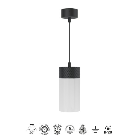 Lámpara de techo LED Gruissan Cristal (5W)