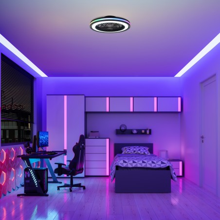 Ventilador LED Gamer RGB CCT Dimmable (60W)