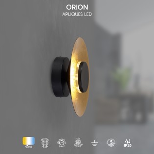 Aplique de pared LED Orion (8W)