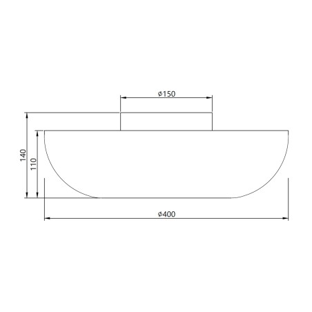 Plafón de techo LED Magma (13W)